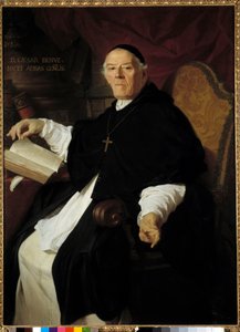 Porträt von Don Cesare Benvenuti (1669-1746), Generalabt der Lateran-Kongregation Gemälde von Pierre Subleyras 1742 von Pierre Subleyras