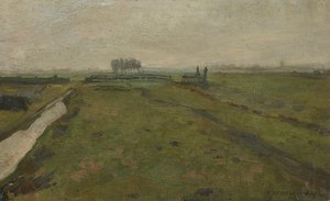 Landschaft bei Amsterdam, ca. 1902 von Piet Mondrian