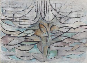 Der blühende Apfelbaum, 1912 von Piet Mondrian