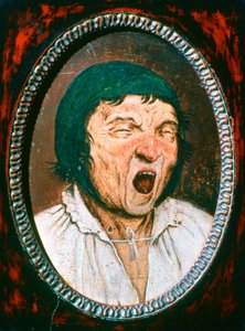 Gähnender Mann, um 1545-1569 von Pieter Bruegel the Elder