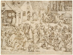 Die sieben Tugenden 3 Nächstenliebe von Pieter Brueghel the Elder
