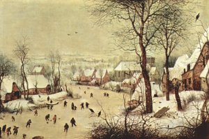 Winterlandschaft mit Vogelfalle von Pieter Brueghel the Elder