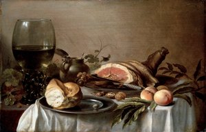 Frühstück mit Schinken, 1647