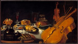 Stillleben mit Musikinstrumenten