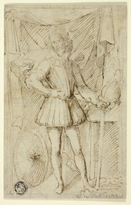 Porträt eines Edelmanns in Rüstung von Pieter Claesz. Soutman