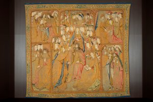 Flämische Tapisserie. Verkündigung, ca. 1502-04
