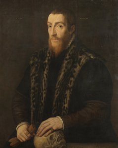 Porträt eines Mannes mit Schädel, 1550