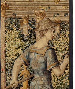 Vertumnus und Pomona: Vertumnus verwandelt in einen Fischer, ca. 1550