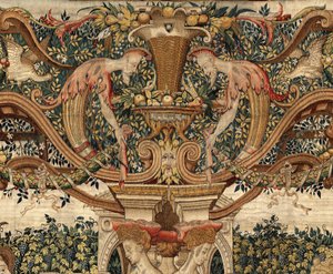 Vertumnus und Pomona: Vertumnus verwandelt sich in einen Baumschneider, um 1550