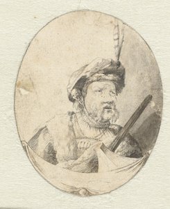 Büste eines Mannes in orientalischer Kleidung von Pieter Cornelisz. Verbeeck (possibly)