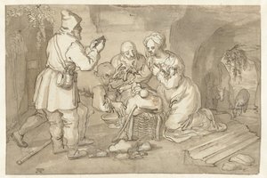 Anbetung der Hirten von Pieter Cornelisz. van Rijck