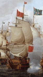 HMS Royal Oak (1664) - Der Vier-Tage-Kampf, 1.-4. Juni 1666 (beschnitten)