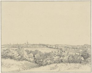 Ansicht von Haarlem, von den Dünen aus gesehen