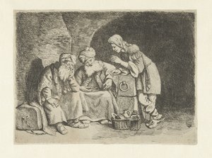 Joseph deutet die Träume des Bäckers und des Mundschenks von Pieter Fransz de Grebber
