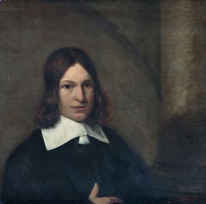 Porträt eines 19-jährigen Mannes. Selbstporträt von Pieter Hooch de
