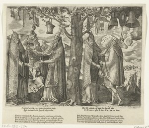 Baum der römischen Götzenanbetung, ca. 1570