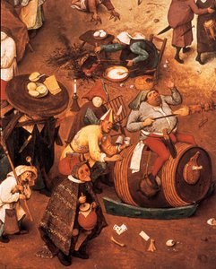 Kampf zwischen Karneval und Fastenzeit (Detail)