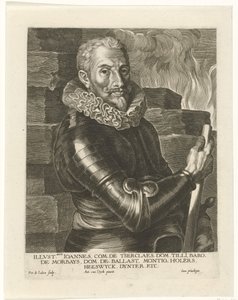 Porträt von Johann Tserclaes, Graf von Tilly von Pieter I Jode de