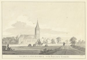 Ansicht des Dorfes Nederlangbroek