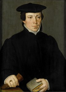 Porträt eines jungen Ministers, ca. 1535-84 von Pieter Jansz. Pourbus