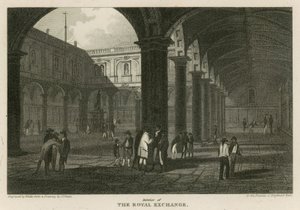 Innenraum der Royal Exchange, London von Pieter Jansz. Quast