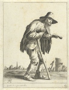 Aussätziger Bettler von Pieter Jansz Quast