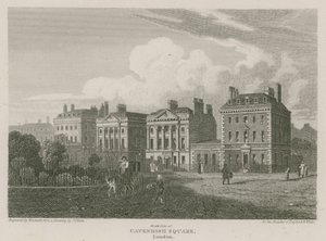Nordseite des Cavendish Square, London
