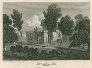 Strawberry Hill, Twickenham, London; Der Sitz der Gräfin Dowager Waldegrave von Pieter Jansz. Quast