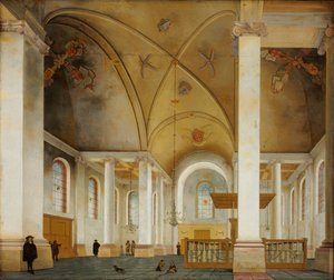 Die Nieuwe Kerk in Haarlem von Pieter Jansz Saenredam