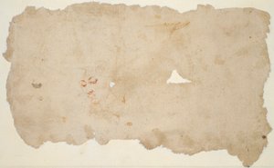 Hagar und der Engel (recto); Skizze des Gesichts einer Frau (verso) von Pieter Lastman