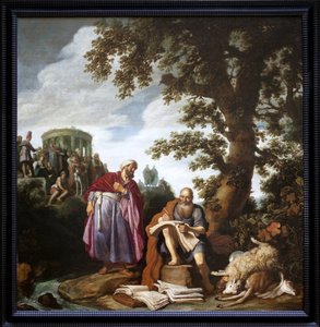Hippokrates besucht Demokrit von Pieter Lastman