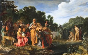 Die Taufe des Eunuchen von Pieter Lastman