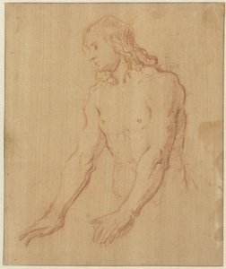 Junger nackter Mann, Halbfigur