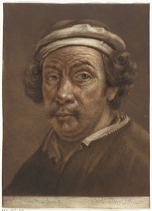 Porträt von Rembrandt van Rijn von Pieter Louw