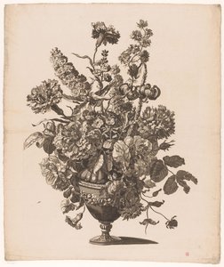 Vase mit Blumen von Pieter Mortier (I) (possibly)