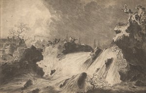 Das Bersten des St. Anthony-Damms, 5. März 1651 von Pieter Nolpe