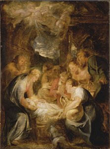 Die Anbetung der Hirten, 1615-1616 von Pieter Paul Rubens