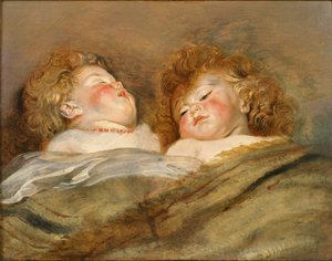 Zwei schlafende Kinder von Peter Paul Rubens