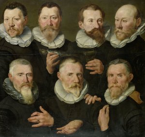 Die Gesellschaft von Hauptmann Pieter Dircksz Hasselaer und Leutnant Jan Gerritsz Hooft, Amsterdam