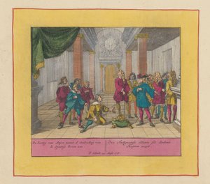 Herzog Philipp von Anjou akzeptiert die spanische Krone, 1700