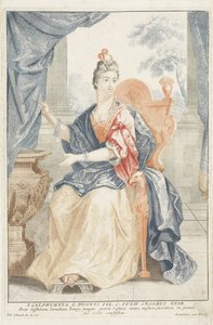 Porträt von Calpurnia Pisonis von Pieter Schenk (I)