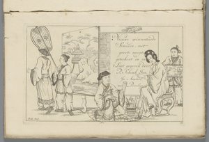 Chinesischer Zeichner und andere chinesische Figuren