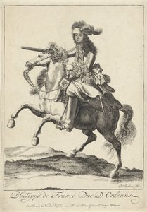 Reiterporträt von Philipp I., Herzog von Orléans von Pieter Stevens (vermeld in 1689)