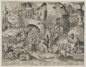 Inuidia von Pieter Bruegel the Elder