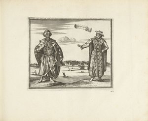 Bewohner von Archangelsk, 1726 von Pieter Van der Aa