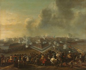 Angriff auf die Stadt Coevorden, 30. Dezember 1672 von Pieter Wouwerman