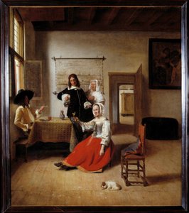Die Trinkerin (Gemälde von Pieter de Hooch, 1658) von Pieter de Hooch