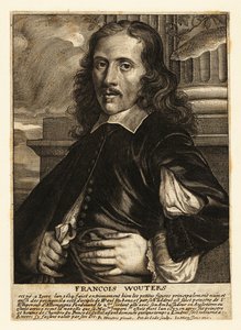 Porträt von Frans Wouters, flämischer Barockmaler, Kabinettmaler und Hofkünstler des römischen Kaisers von Pieter de II Jode