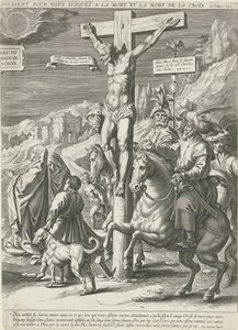 Kreuzigung Christi, rechter Teil von Pieter de Jode (I)