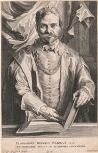 Clarissimus Diodorus Tuldenus I.C., und Professor Regius in der Akademie Louaniensi von Pieter de Jode